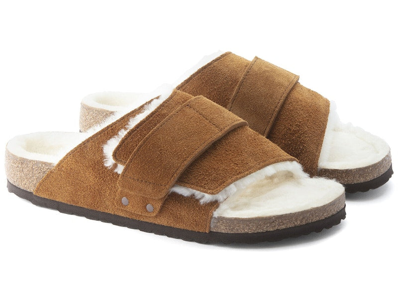 Birkenstock Kyoto Shearling Suede Mink