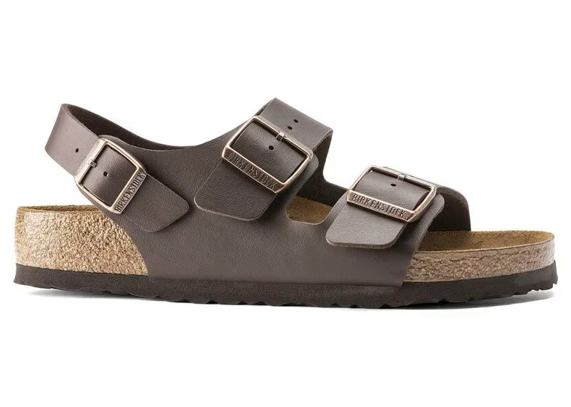 Birkenstock Milano Birko-Flor Dark Brown