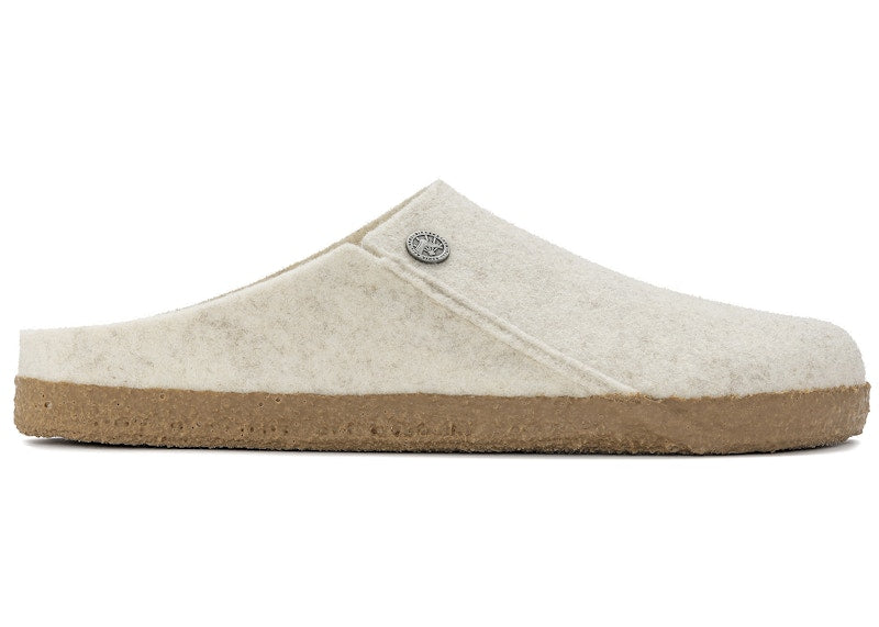 Birkenstock Zermatt Shearling Clog Wool Felt Ecru