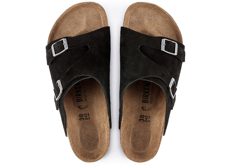 Birkenstock Zurich Suede Black