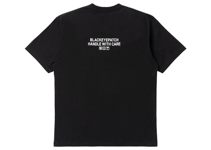 BlackEyePatch Handle with Care Label Tee Black