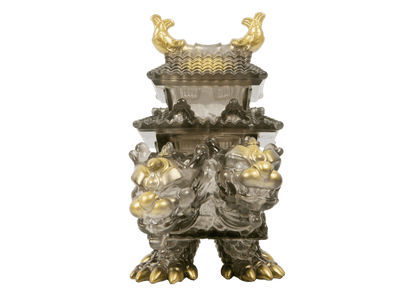 Black Seed Mighty Jaxx Mini Yu Shou Long (Black King) Figure