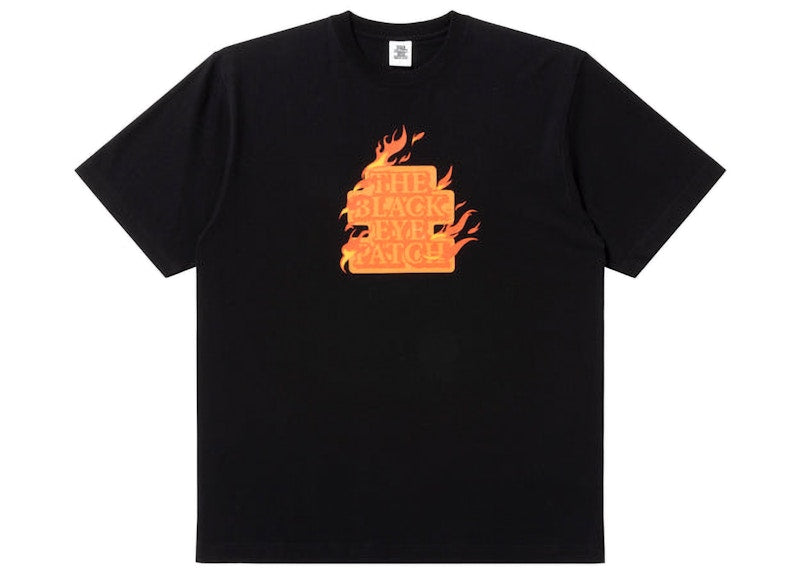 BlackEyePatch Burning OG Label Tee Black