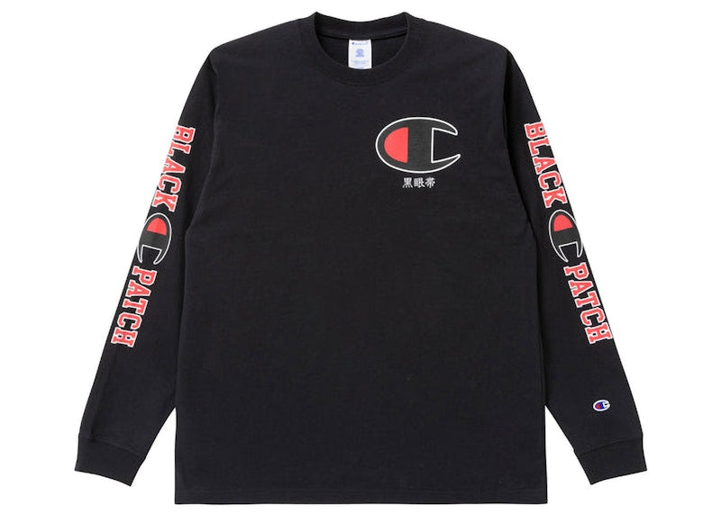 BlackEyePatch x Champion L/S T-Shirt Black
