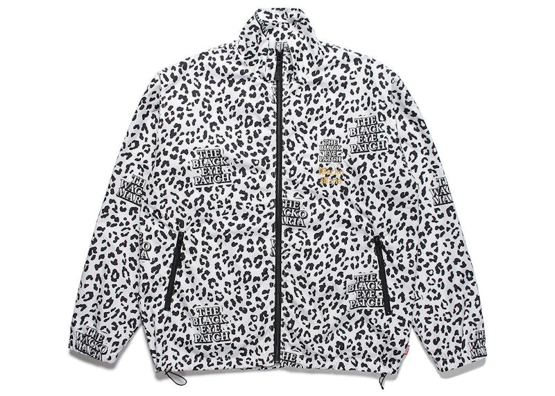BlackEyePatch x Wacko Maria Track Jacket White Leopard