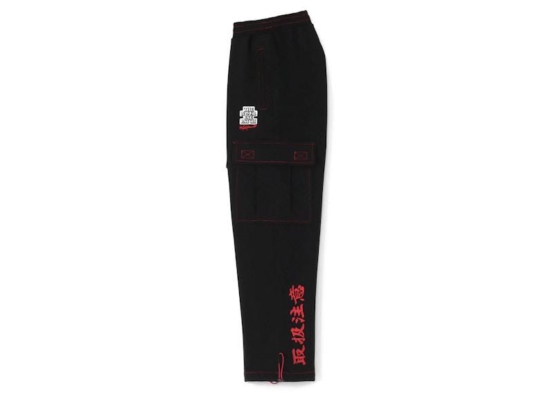 BlackEyePatch x Wildside Yohji Yamamoto Sweat Cargo Pants Black