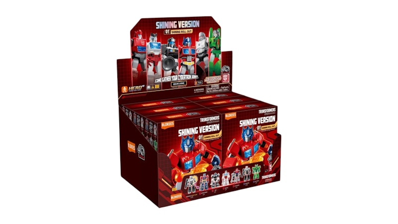 Blokees Transformers Shining Version 01 Shining Roll Out Sealed Case (6 Blind Boxes)