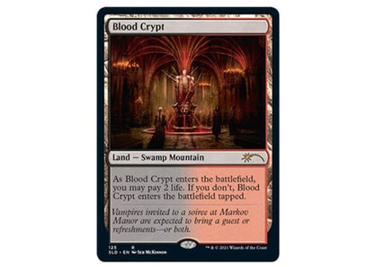 Blood Crypt Magic: The Gathering TCG Secret Lair Drop Series Rare #125 (Ungraded)