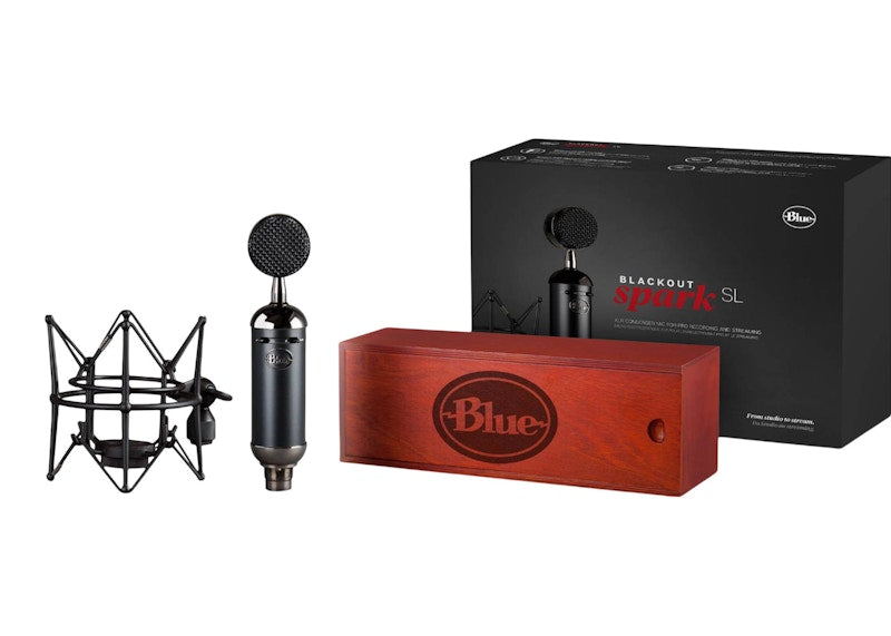 Blue Blackout Spark SL XLR Wired Cardioid Condenser Microphone 988-000075 Blackout