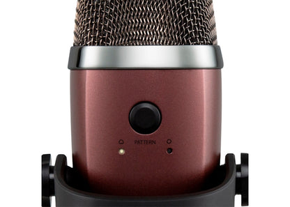 Blue Yeti Nano Premium Wired Multi-Pattern USB Condenser Microphone 988-000087 Red Onyx