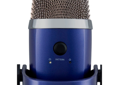 Blue Yeti Nano Premium Wired Multi-Pattern USB Condenser Microphone 988-000089 Vivid Blue