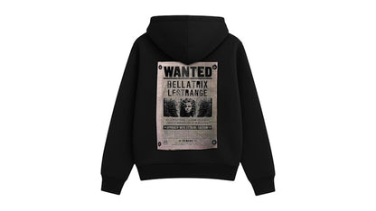 Blvck x Harry Potter Bellatrix Wanted Hoodie Black