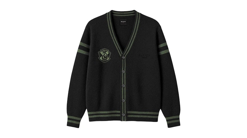 Blvck x Harry Potter Slytherin Cardigan Black