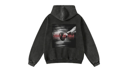 Blvck x UFC Acid Wash Hoodie Grey