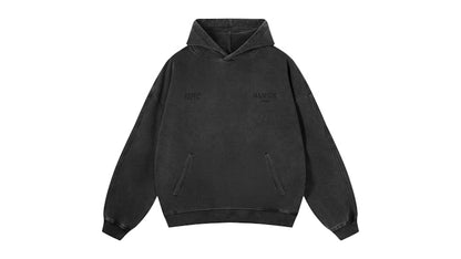 Blvck x UFC Acid Wash Hoodie Grey