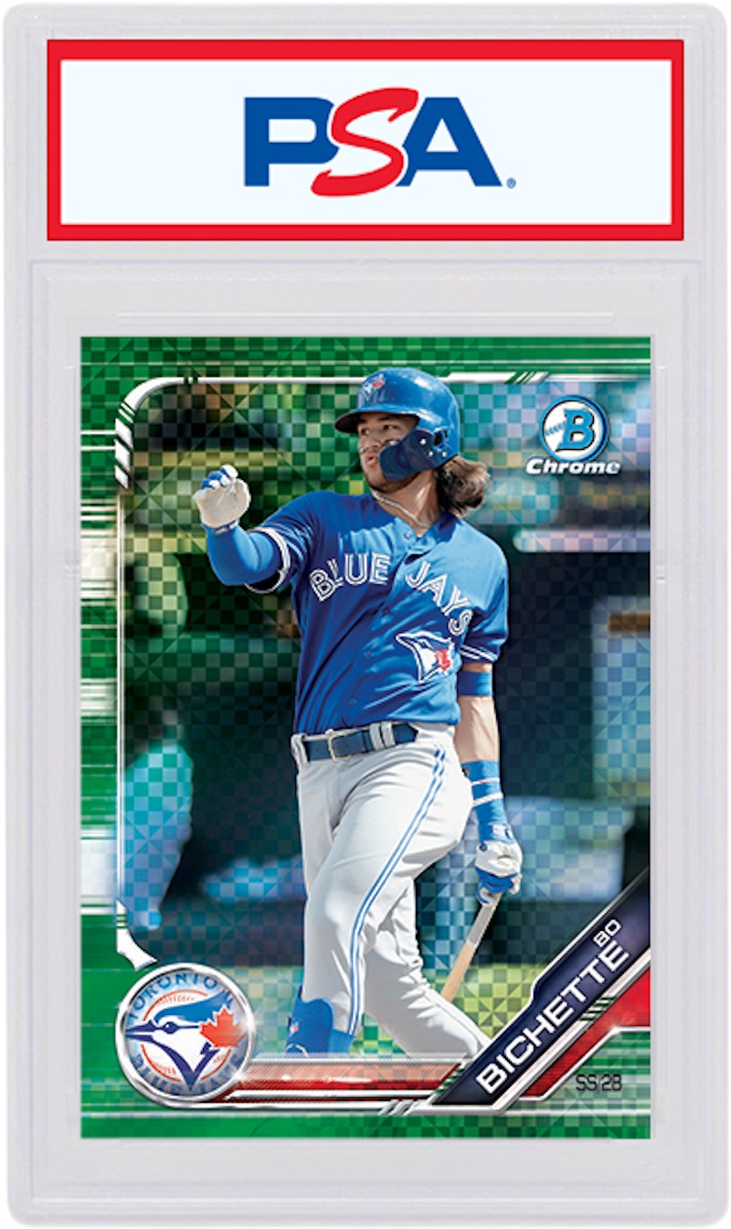 Bo Bichette 2019 Bowman Chrome X Green X-Fractor /31 BCP-234 (PSA or BGS Graded)
