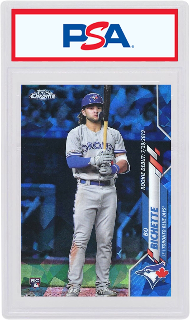 Bo Bichette 2020 Topps Chrome Update Sapphire Rookie Debut #U-1 (PSA or BGS Graded)