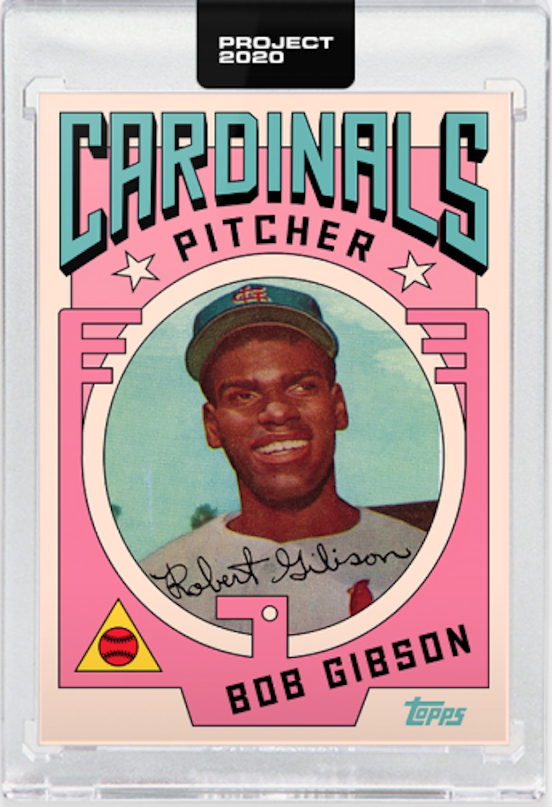Bob Gibson 1959 Topps Project 2020 Grotesk  /1205 #7