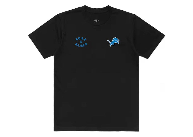 Born X Raised Detroit Lions T-shirt Black