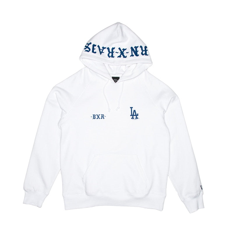 Born X Raised Los Angeles Dodgers Hoodie White