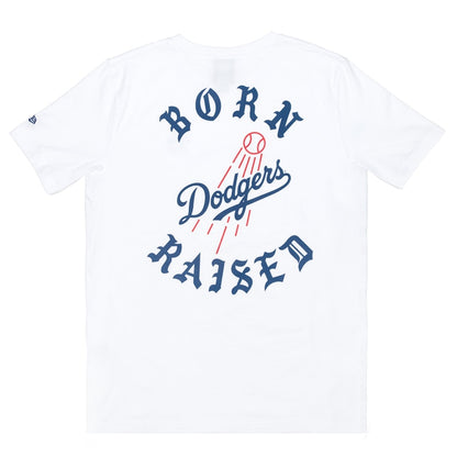 Born X Raised Los Angeles Dodgers LA Tee White