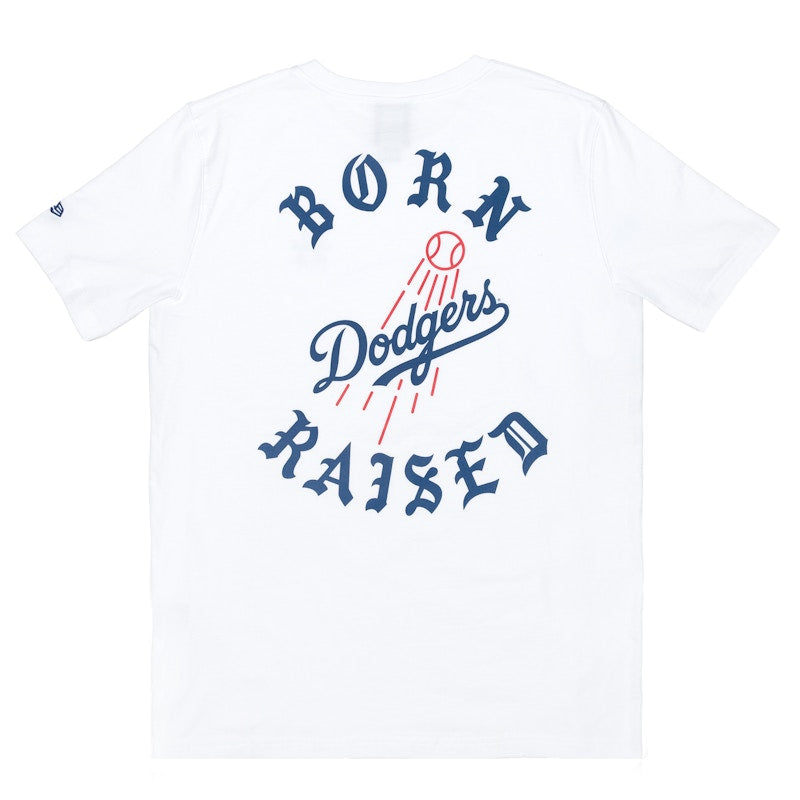 Born X Raised Los Angeles Dodgers LA Tee White