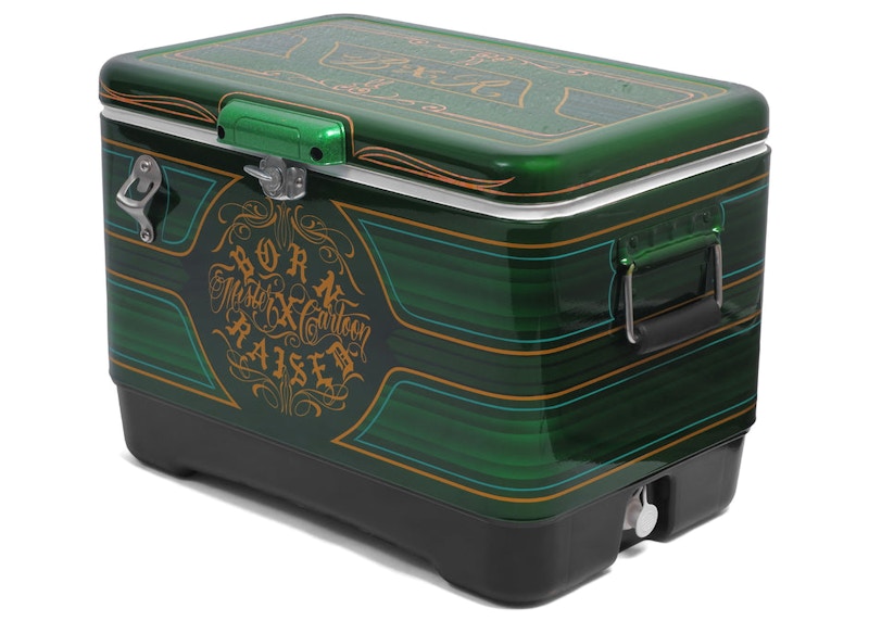 Born X Raised x Mister Cartoon Candy Painted IGLOO Cooler Green