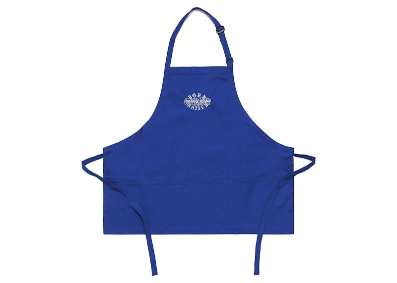 Born X Raised x Mister Cartoon Embroidered BBQ Apron Blue