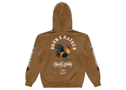 Born X Raised x Mister Cartoon Gallo Fino Hoodie Camel