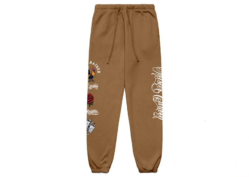 Born X Raised x Mister Cartoon Gallo Fino Sweatpants Camel