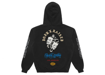 Born X Raised x Mister Cartoon No Llores Hoodie Black