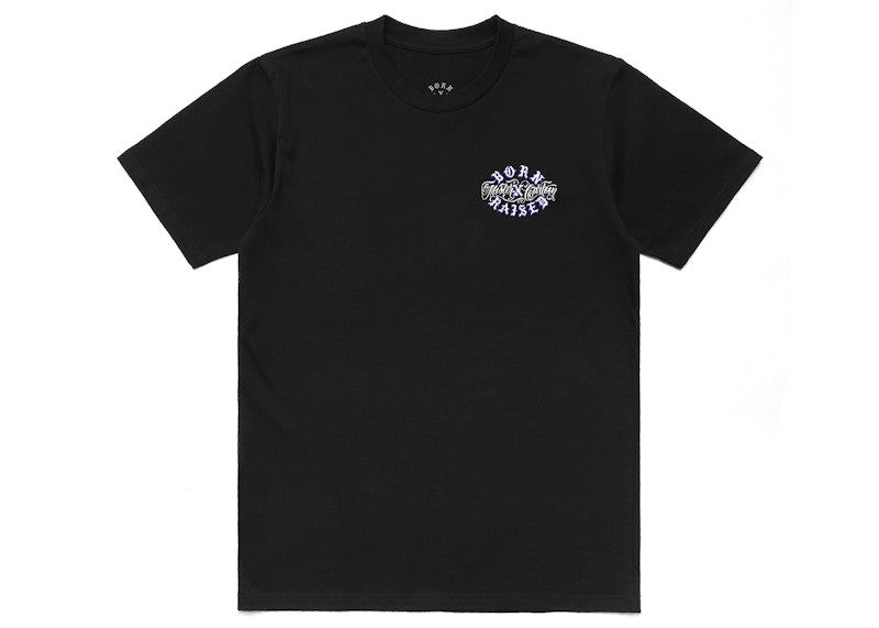 Born X Raised x Mister Cartoon Rocker Tee Black