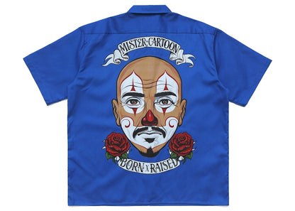 Born X Raised x Mister Cartoon x Dickies Pelon Shirt Blue