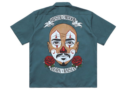 Born X Raised x Mister Cartoon x Dickies Pelon Shirt Green