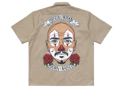 Born X Raised x Mister Cartoon x Dickies Pelon Shirt Khaki