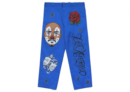 Born X Raised x Mister Cartoon x Dickies Work Pants Blue