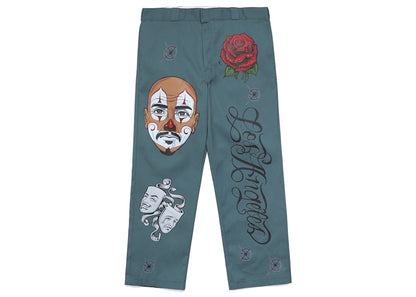 Born X Raised x Mister Cartoon x Dickies Work Pants Green