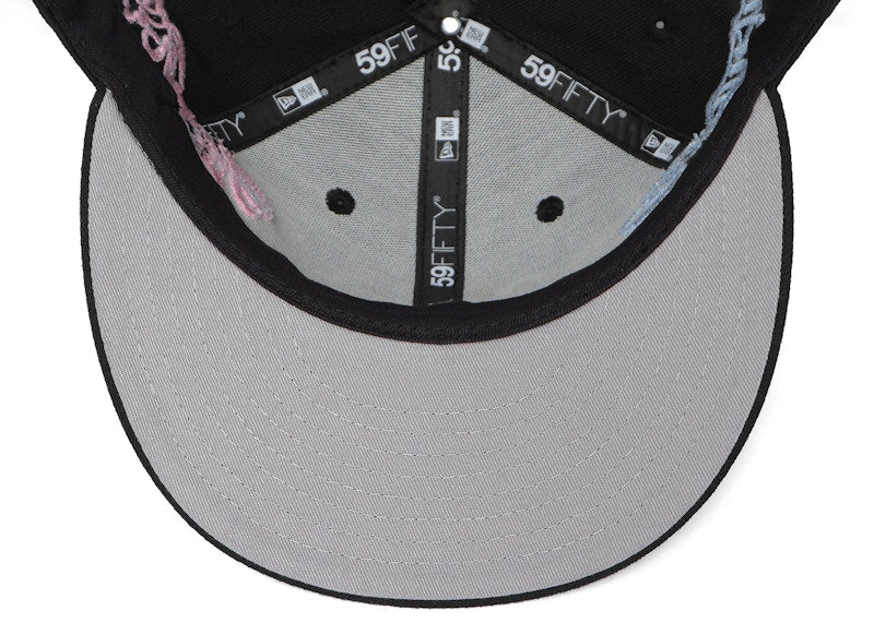 Born X Raised x Mister Cartoon x New Era Rocker 59Fifty Fitted Hat Navy