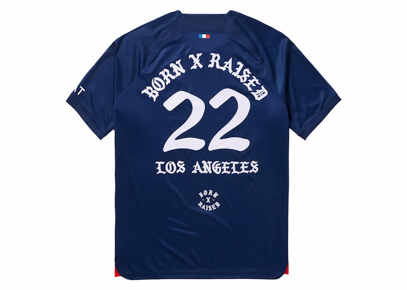 Born X Raised x PSG Los Angeles Jersey Navy