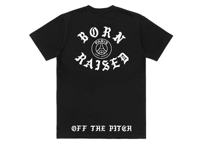Born X Raised x PSG Off The Pitch Tee Black