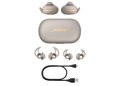 BOSE QuietComfort Earbuds True Wireless Noise Cancelling In-Ear Headphones (831262-0040) Sandstone