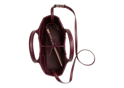 Bottega Veneta Arco Intreccio Tote Bag Mini Barolo