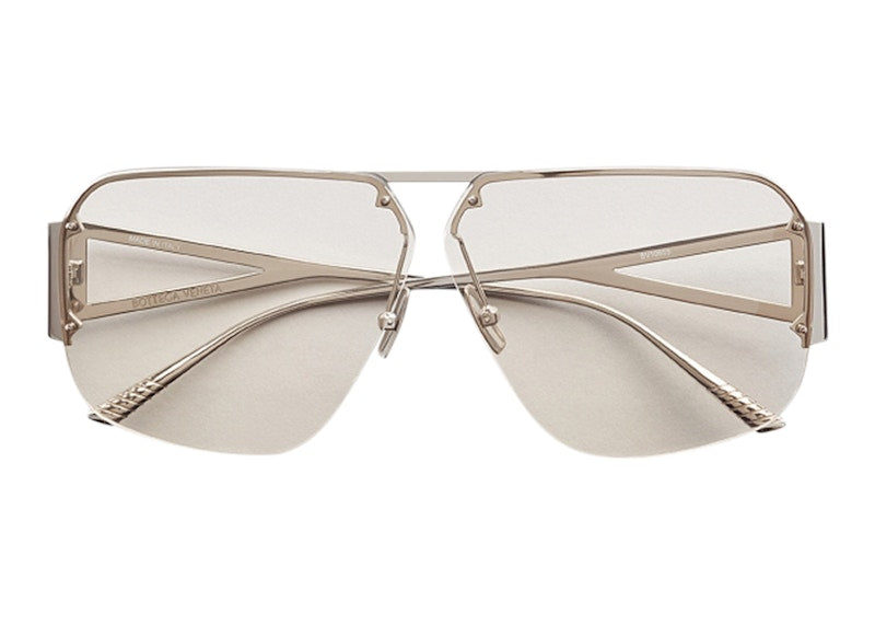 Bottega Veneta Aviator Classic Sunglasses Silver (640225V44501456)