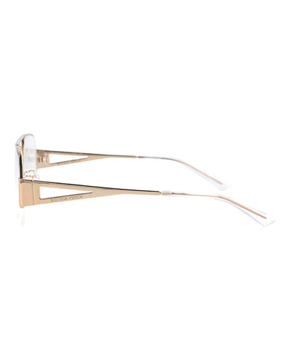 Bottega Veneta Aviator Eyeglasses Gold/Gold/Transparent (BV1067O-30009021-001)