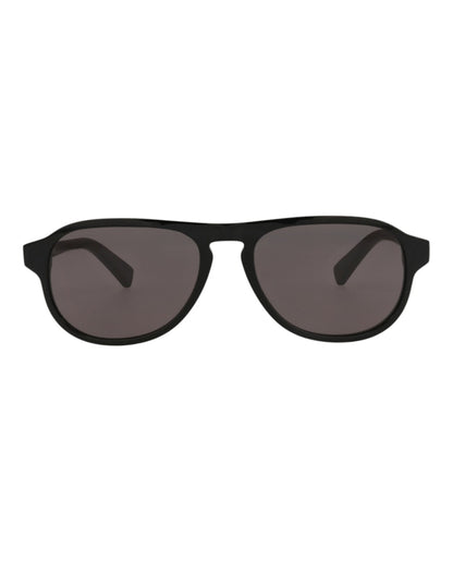 Bottega Veneta Aviator-Frame Recycled Acetate Sunglasses Black Black Grey (BV1292S-30015226-001)