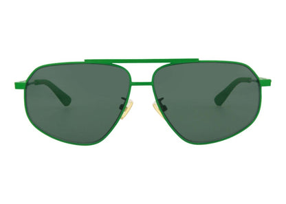 Bottega Veneta Aviator-Style Metal Sunglasses Green (BV1194S-30013683-004-30014)