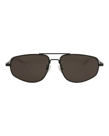 Bottega Veneta Aviator Sunglasses Black/Black/Grey (BV1125S-30011527-001)