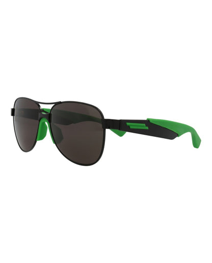 Bottega Veneta Aviator Sunglasses Black/Black/Grey (BV1231S-30014257-001)