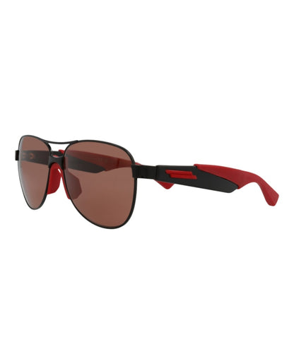 Bottega Veneta Aviator Sunglasses Black/Black/Red (BV1231S-30014257-004)