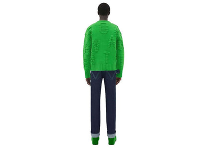 Bottega Veneta "Bottega Veneta" Embossing Sweater Parakeet